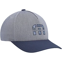 Men's TravisMathew Heather Gray Long Term Rental Snapback Hat