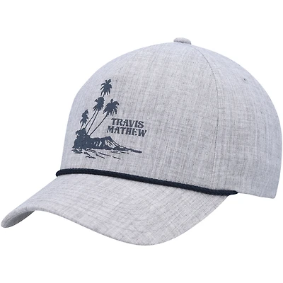 Chapeau réglable TravisMathew Heather Grey Salsa Verde pour hommes
