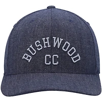 Men's TravisMathew Heathered Navy Hike and Holler Tri-Blend Snapback Hat