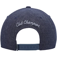 Men's TravisMathew Heathered Navy Hike and Holler Tri-Blend Snapback Hat