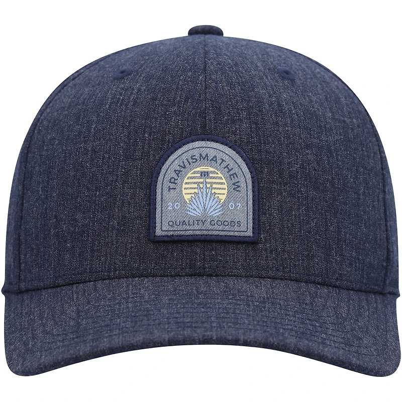 Men's TravisMathew Navy Festival Snapback Hat