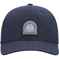 Men's TravisMathew Navy Festival Snapback Hat