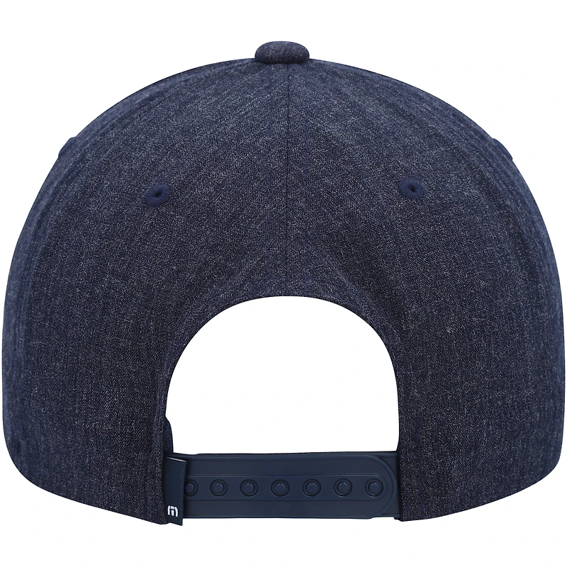 Men's TravisMathew Navy Festival Snapback Hat