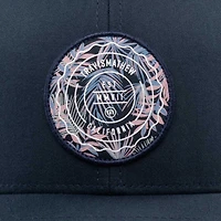 Casquette réglable TravisMathew Navy The Patch Floral Trucker pour hommes