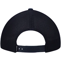 Men's TravisMathew White/Navy Presidential Suite Trucker Snapback Hat