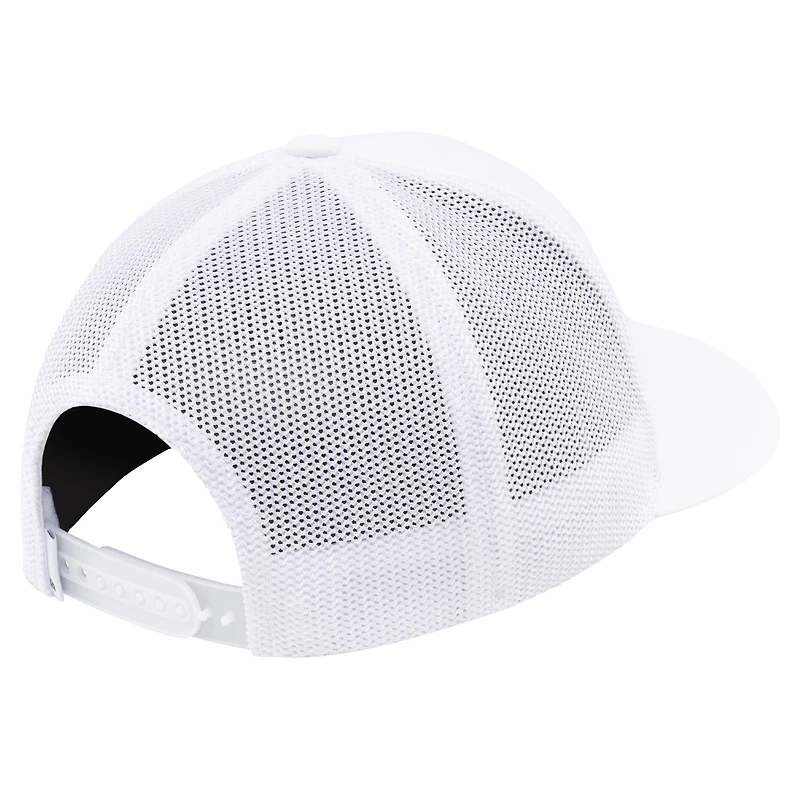 Casquette réglable TravisMathew White The Patch Floral Trucker pour hommes