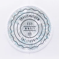 Casquette réglable TravisMathew White The Patch Floral Trucker pour hommes