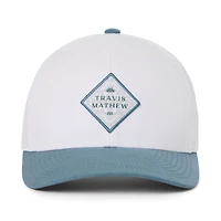 Casquette ajustable Travis Mathew Base Fare blanche pour homme