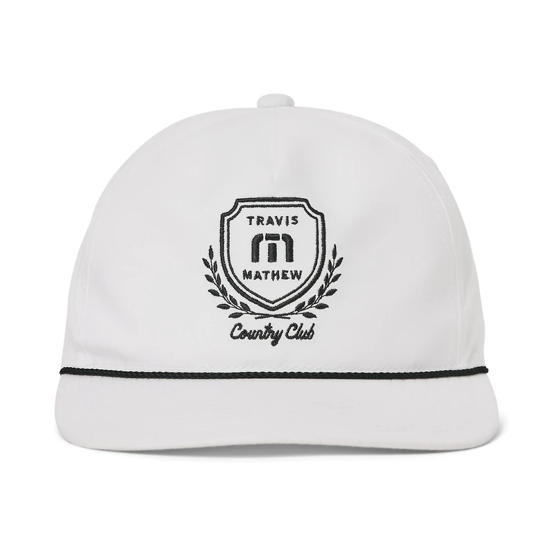 Casquette ajustable Travis Mathew blanche pour homme, préférée des locaux