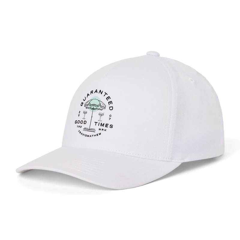 Casquette ajustable Travis Mathew Summer Sail pour homme, blanche