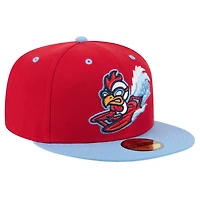 Casquette ajustée 59FIFTY pour homme New Era rouge Tri-City Dust Devils Theme Nights