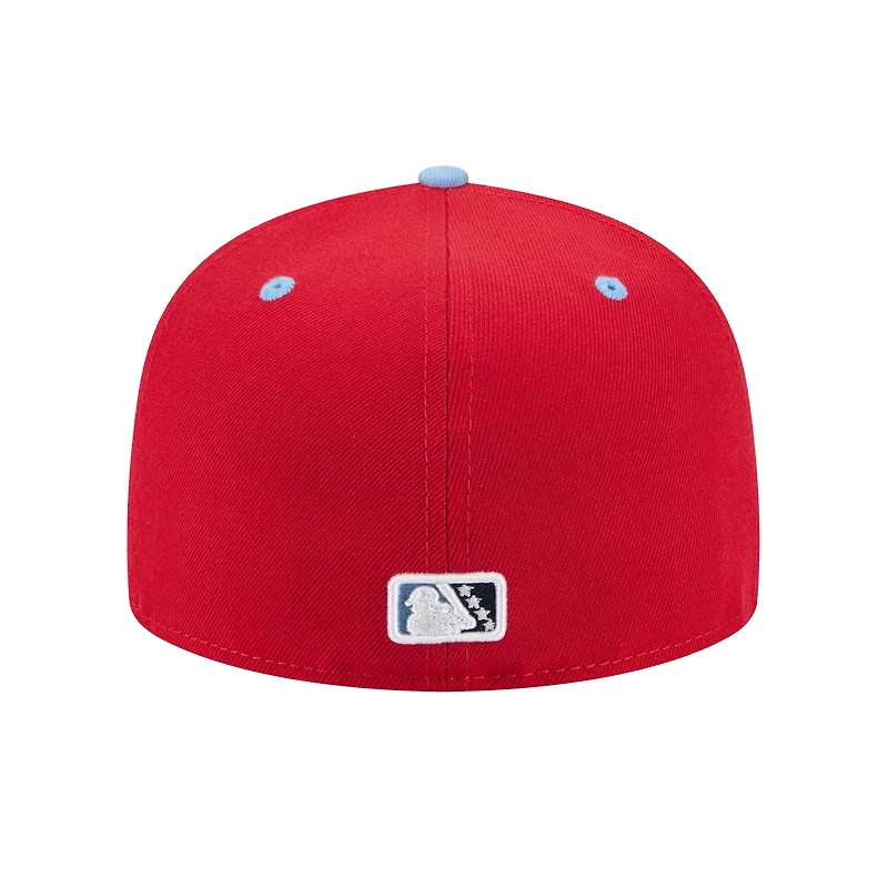 Casquette ajustée 59FIFTY pour homme New Era rouge Tri-City Dust Devils Theme Nights