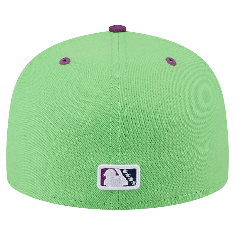 Casquette ajustée New Era Tri-City Dust Devils Copa de la Diversión 59FIFTY verte pour homme