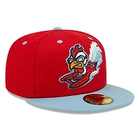 Casquette ajustée 59FIFTY Tri-City Dust Devils bleu clair pour homme New Era Red
