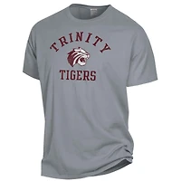 Men's ComfortWash Gray Trinity Tigers Arch Logo Garment Dyed T-Shirt