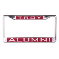 Cadre de plaque d'immatriculation WinCraft Troy University Trojans S/L Alumni