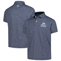 Polo Puma bleu marine Truist Championship Micro Floral MATTR pour garçon