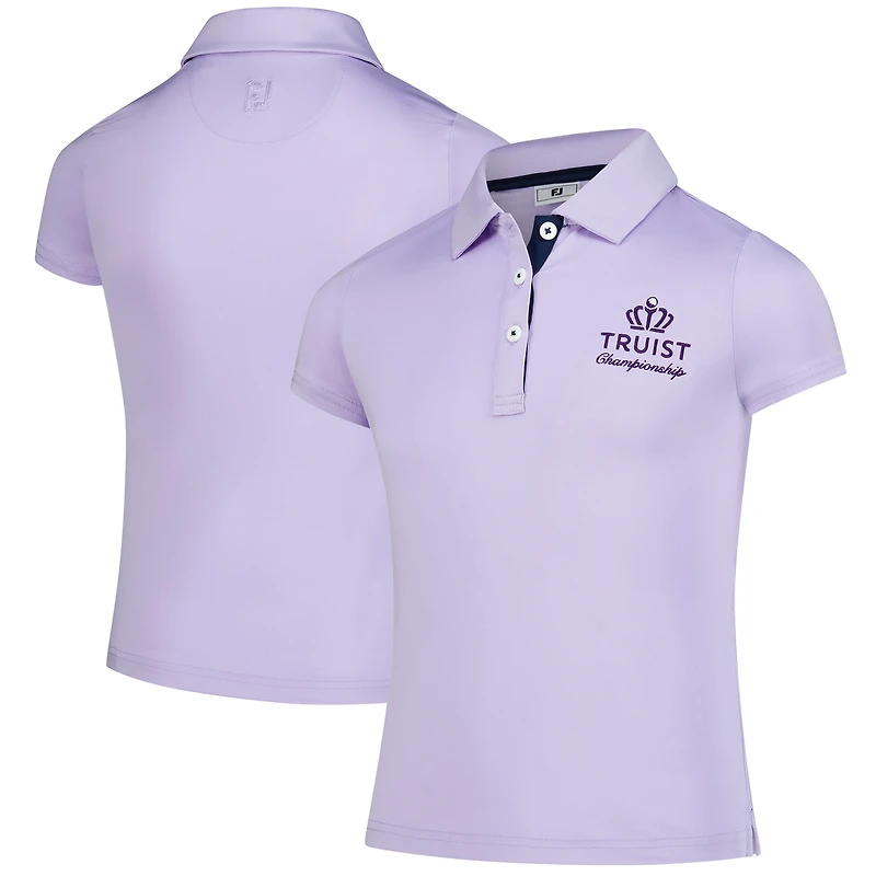Girl's Youth FootJoy  Purple Truist Championship ProDry Polo