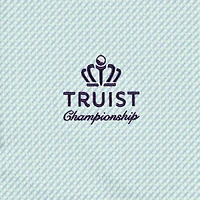 Men's FootJoy  Light Blue Truist Championship ProDry Lattice Print Lisle Polo