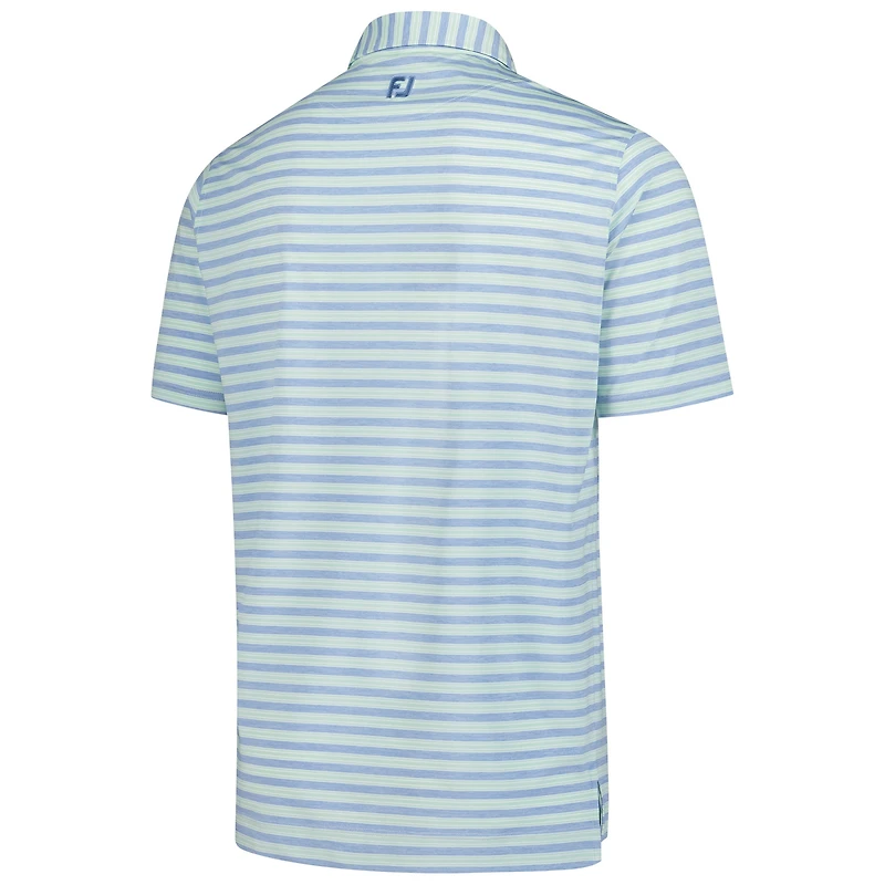 Men's FootJoy Light Blue Truist Championship ProDry Stripe Lisle Polo