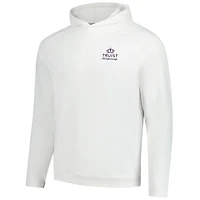Men's Peter Millar  White Truist Championship Pine Performance Raglan Pullover Hoodie
