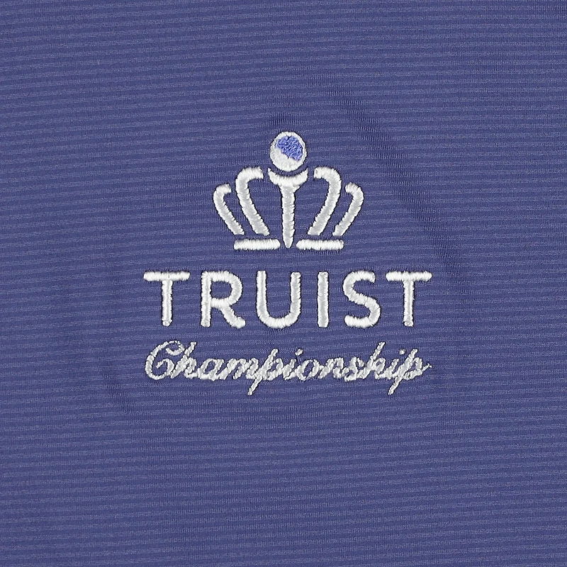 Pull Puma bleu Truist Championship You-V Raglan à quart de zip pour homme