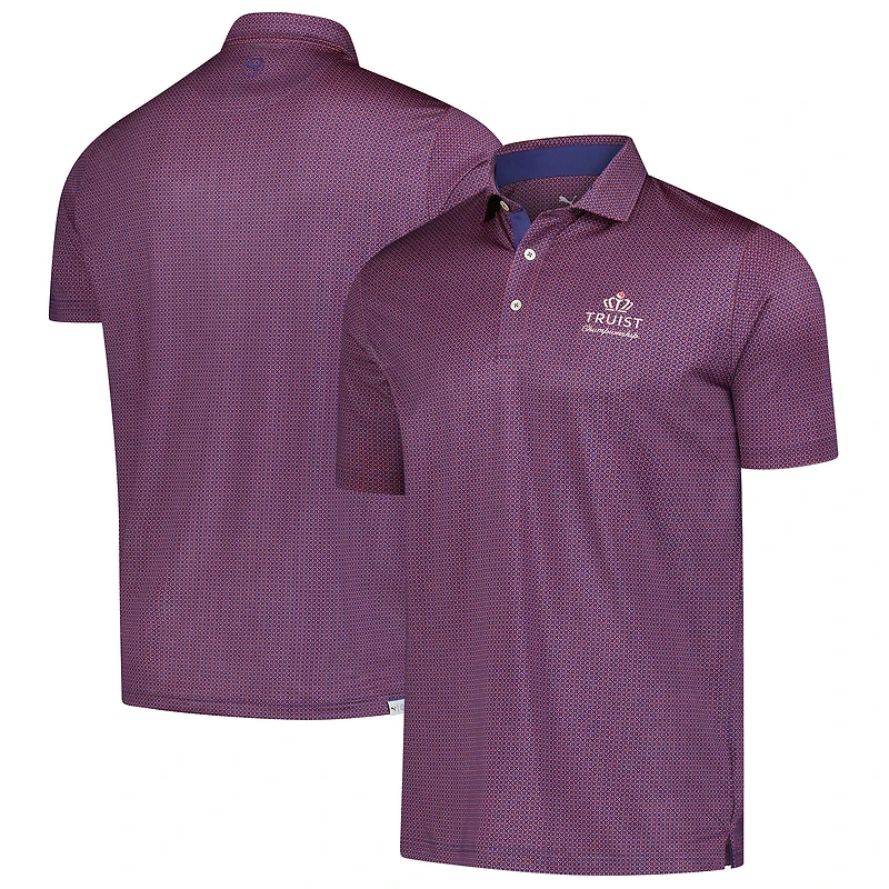 Men's Puma Purple Truist Championship Tile Mattr Polo
