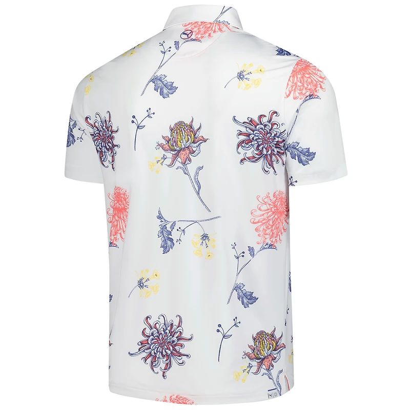 Men's Puma  White Truist Championship MATTR Dahlia Polo
