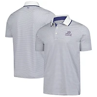 Polo Puma blanc Truist Championship MATTR à rayures surélevées pour homme