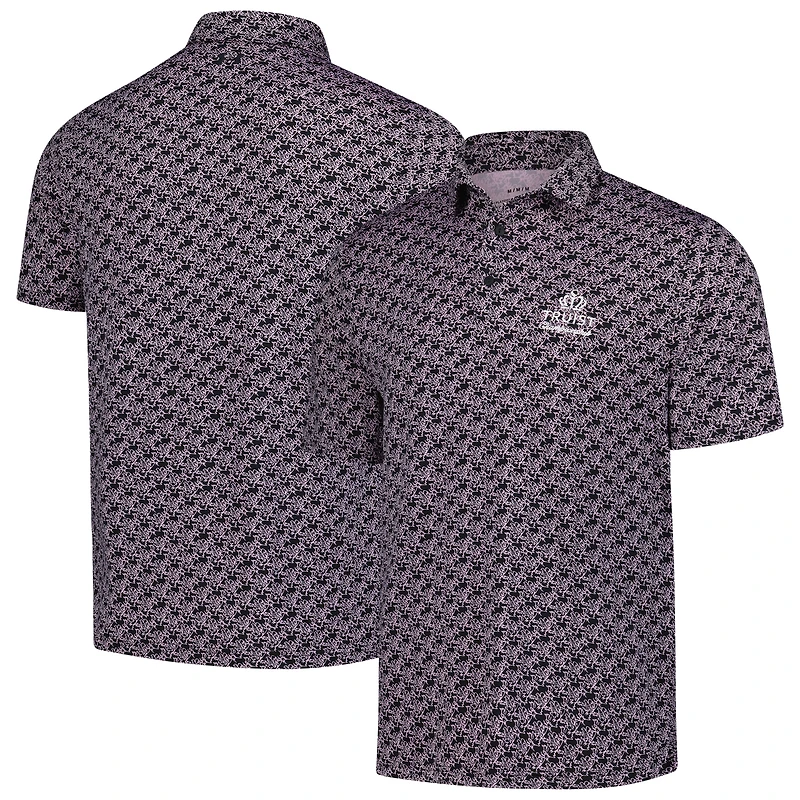 Polo Under Armour noir Truist Championship Playoff 3.0 Golden Eagle pour homme
