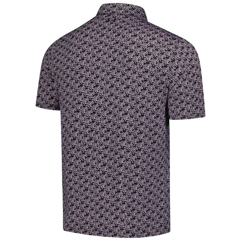 Polo Under Armour noir Truist Championship Playoff 3.0 Golden Eagle pour homme