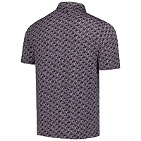 Polo Under Armour noir Truist Championship Playoff 3.0 Golden Eagle pour homme