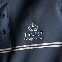 Men's Under Armour  Blue Truist Championship Performance Drive Chest Stripe Polo