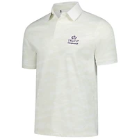 Polo Under Armour crème Truist Championship Drive Camo Iso-Chill pour homme