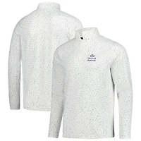 Pull à glissière quart de tour raglan Under Armour blanc Truist Championship T2 vert Hit or Miss pour homme