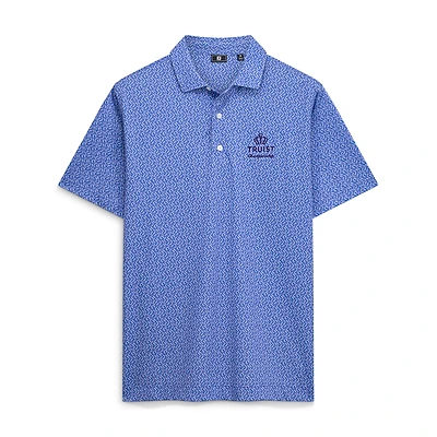 Men's FootJoy Blue Truist Championship Arc Geo Lisle ProDry Polo