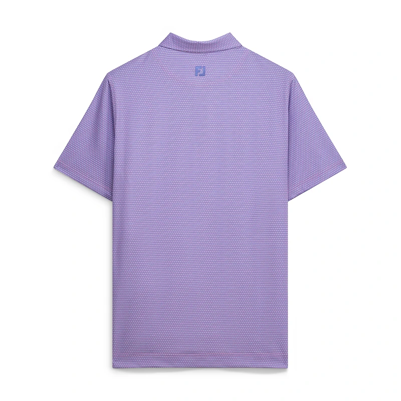 Polo FootJoy Lisle ProDry violet Truist Championship Stellar Print pour homme