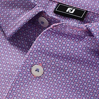Polo FootJoy Lisle ProDry violet Truist Championship Stellar Print pour homme