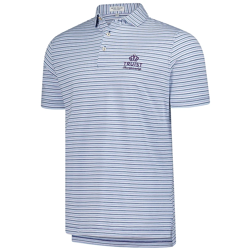 Men's Peter Millar Blue Truist Championship Avent Performance Jersey Polo