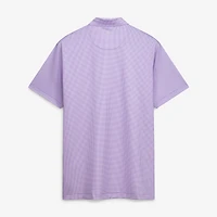 Polo de performance Peter Millar pour homme, violet, motif vichy Truist Championship