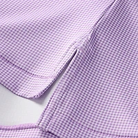 Men's Peter Millar Purple Truist Championship Gingham Performance Jersey Polo