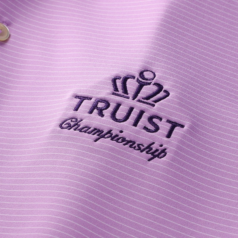 Polo Peter Millar violet Truist Championship Highlands Performance Jersey pour homme