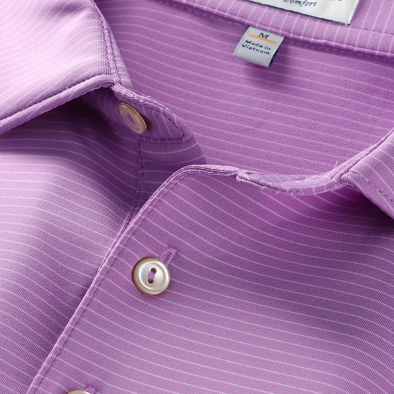 Polo Peter Millar violet Truist Championship Highlands Performance Jersey pour homme