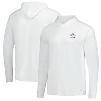 Sweat à capuche raglan blanc Puma Truist Championship You-V Brrr pour homme