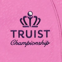 Women's FootJoy  Pink Truist Championship Raglan Embossed Quarter-Zip ProDry Pullover