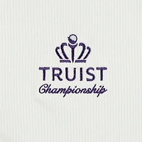 Polo court Under Armour blanc Truist Championship Drive Charm pour femme