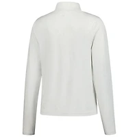Women's Under Armour  White Truist Championship Rose Jacquard UA Tech Quarter-Zip Pullover
