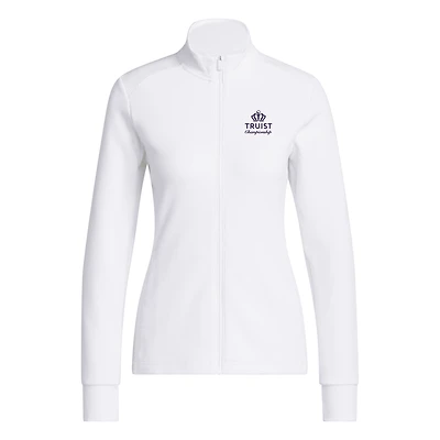 Veste zippée intégrale adidas Truist Championship Performance Texture blanche pour femme
