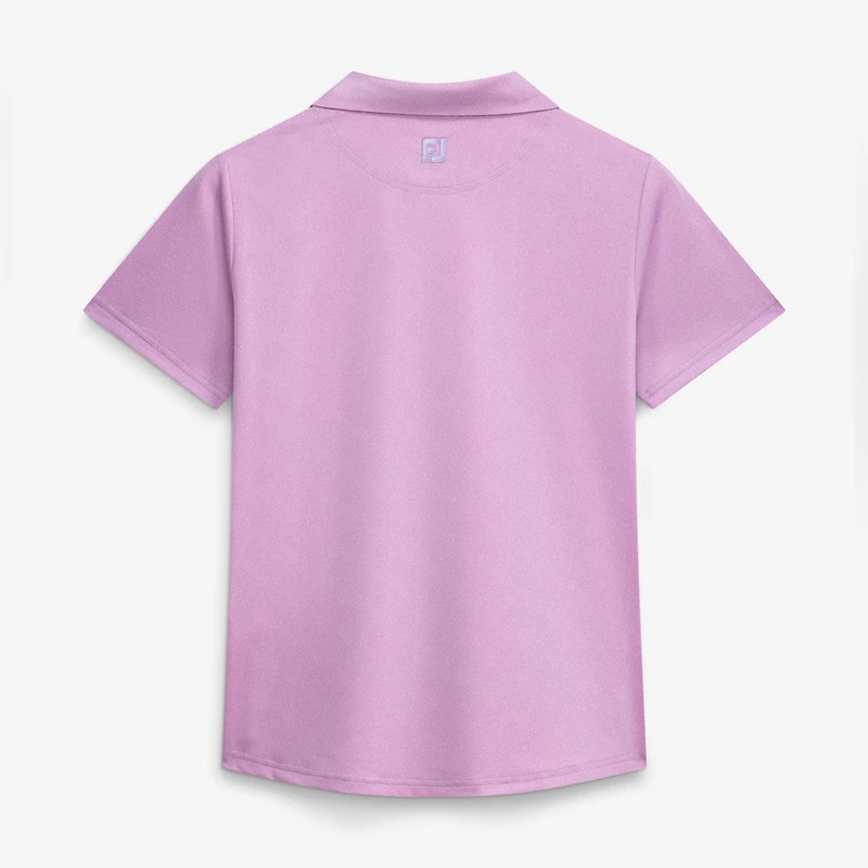 Polo FootJoy pour femme, violet, Truist Championship, imprimé moucheté