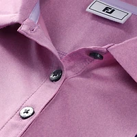 Polo FootJoy pour femme, violet, Truist Championship, imprimé moucheté